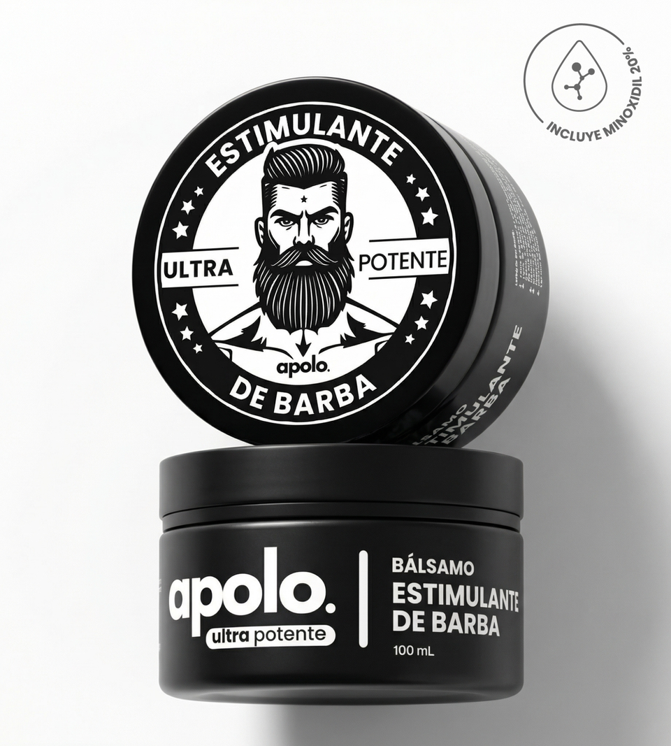 Bálsamo para Crecimiento de Barba Ultra Potente con Minoxidil 20% | 100mL